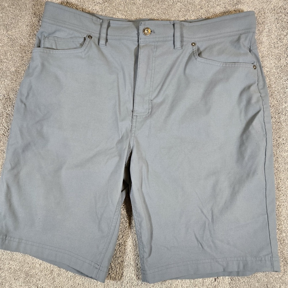 Gerry Men's Gray Cargo Hiking Performance Shorts 5 Pocket Quick Dry Size 36
